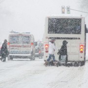 outdoor winter snowing