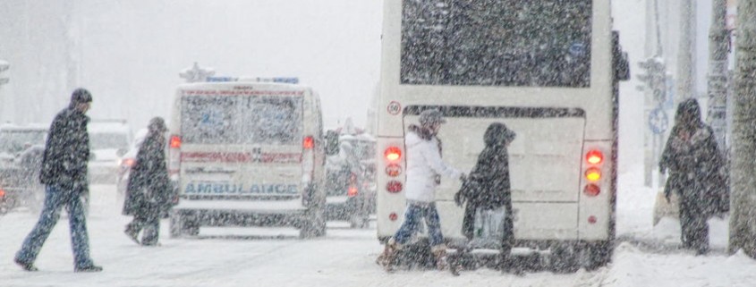 outdoor winter snowing