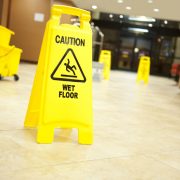 caution wet floor sign